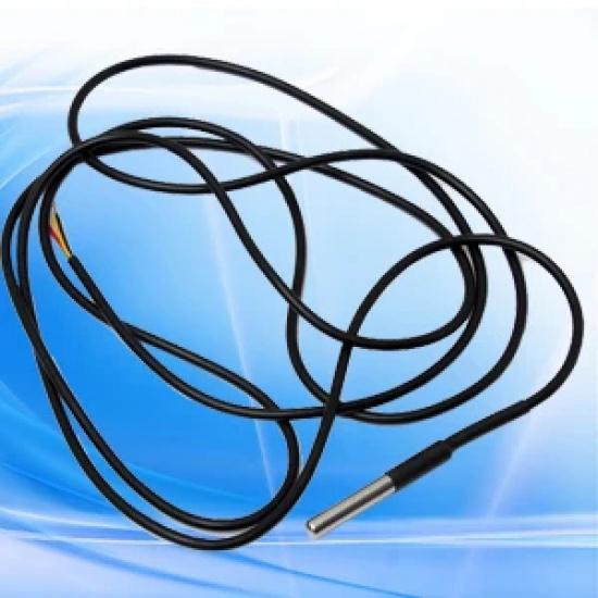5PCS Waterproof DS18B20 Digital Thread Temperature Probe Temperature Sensor Stainless Steel Package 1m 18B20 Wires Arduino