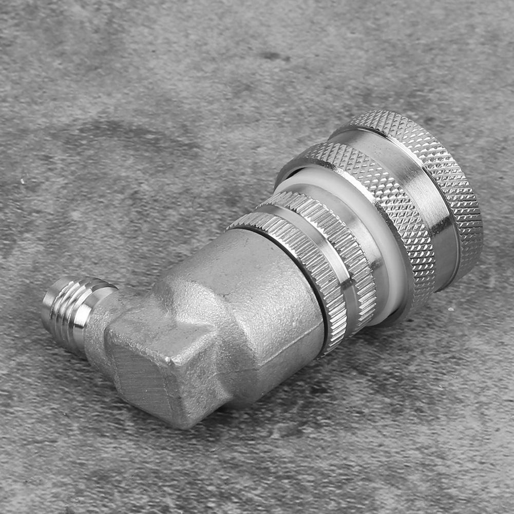 Stainless Steel Ball Lock Keg Quick Disconnect with MFL14inch Fitting Gas Corny Fitting