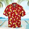 Camisa de Verano para Hombre con Estampado de Letras de Cerveza Ropa para Vacaciones en la Playa Hawaiana Moda Masculina Camisa de Estilo Callejero Camisa Diaria para Hombres y Mujeres
