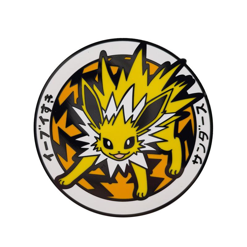 Creative Anime Brooch Cartoon Pikachu Enamel Pin Metal Badge Jewelry Clothing Backpack Fashion Decor Adorable Presents