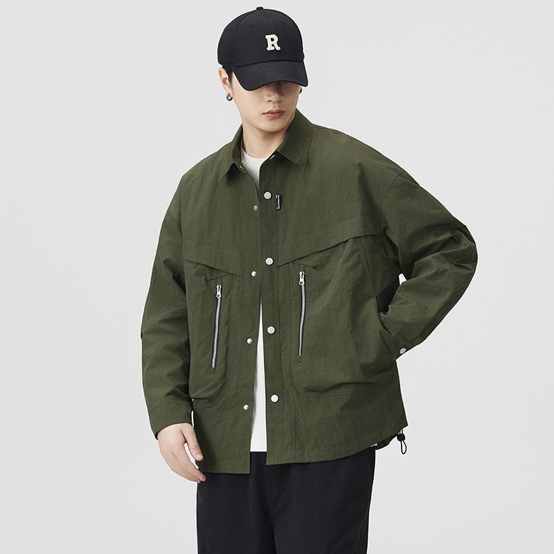 Jacket Men's Color Blocking 2025 Autumn and Winter New Men's Youth Windproof Fashion Casual Top Jacket Trend