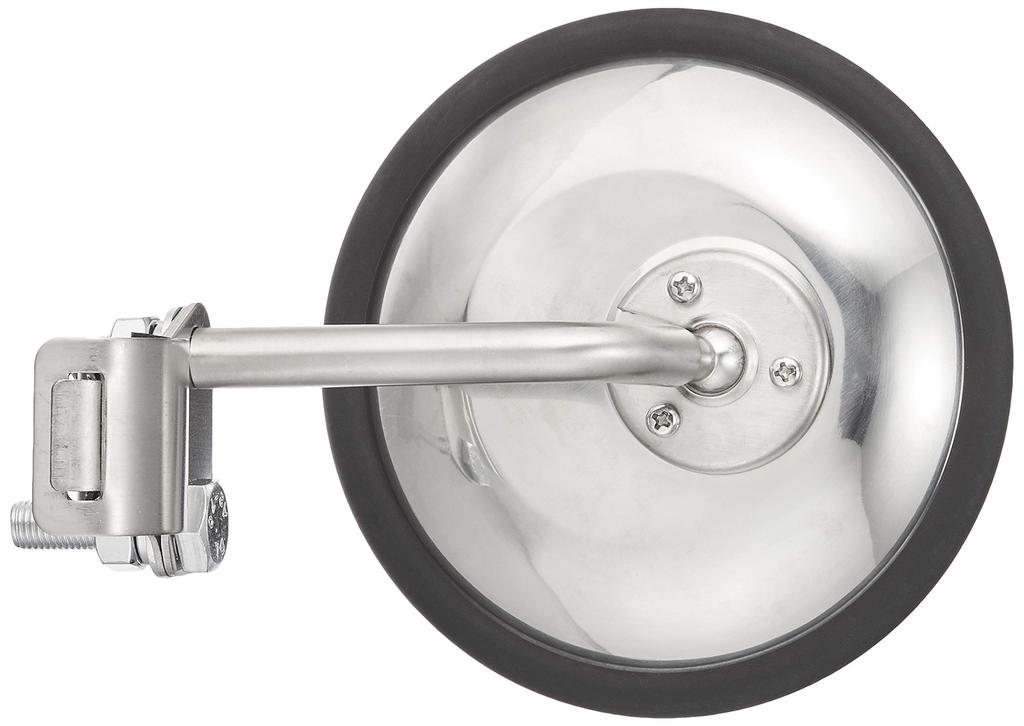 Jet Inoue Back Shot Mirror All Stainless 501589 Ver. 3S, Round, 150mm, Steel,