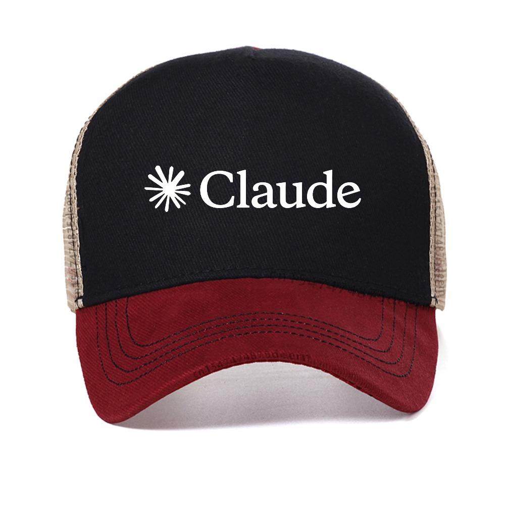 Coder Developer Programmer Claude Ai Baseball Cap Fashion Outdoor Casual Mesh Trucker Hat Adjustable Breathable Snapback Hats Adjustable