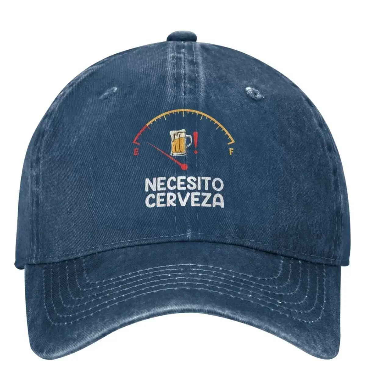 

Necesito Cerveza Baseball Cap Funny Spanish Quote I Need Beer y2k Cool Women Men Hip Hop Hats Outdoor Gym Snapback Cap Gift Idea One Size