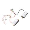 HH Pickup White Prewired HH Humbucker Pickup Set with Tone Volume Circuit for ST Electric Guitar