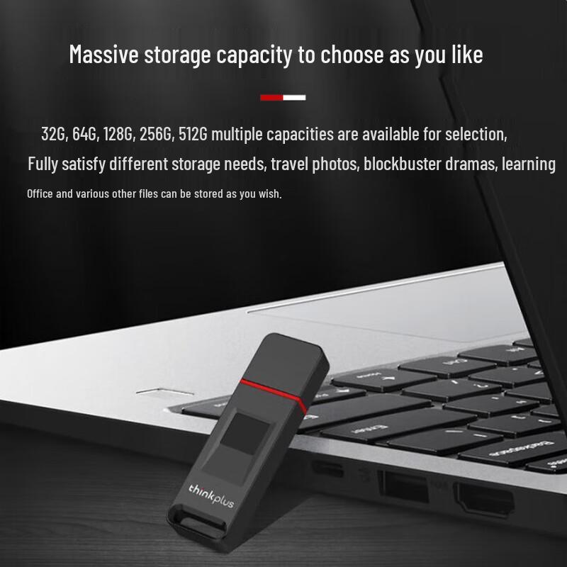 Lenovo ThinkPlus FU200 USB3.2 Fingerprint Encrypted U Disk