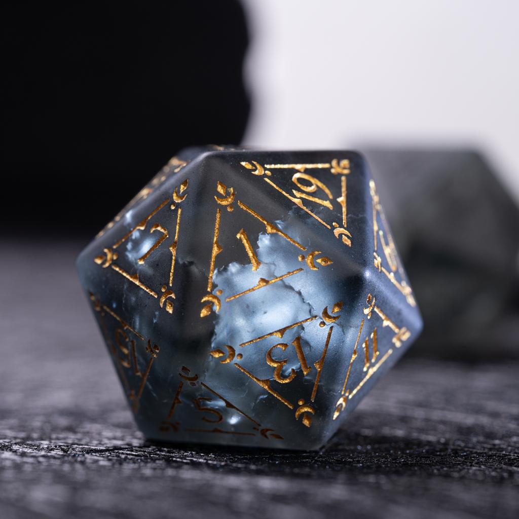 Babylon Dice, Ice Crack Crystal Dice Original Peripheral Return To the Future 1999 Comala Rain