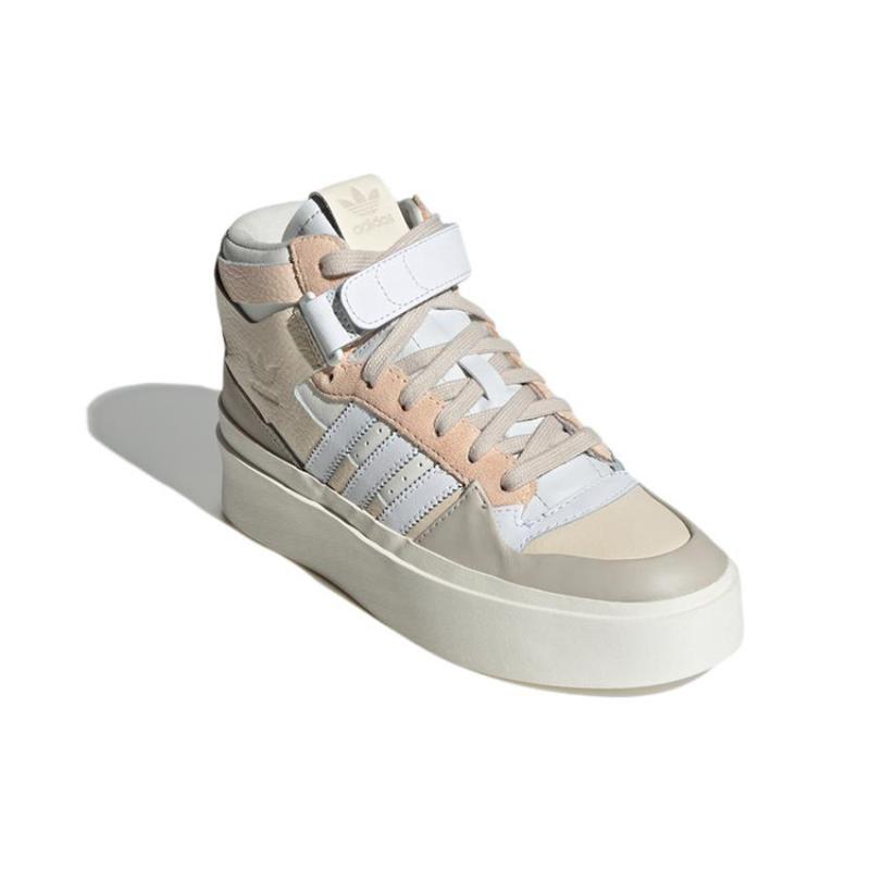 adidas Forum Bonega Mid Ekru Tonu Bulut Beyazı Mutluluk Turuncusu Kadın Spor Ayakkabıları GW7061