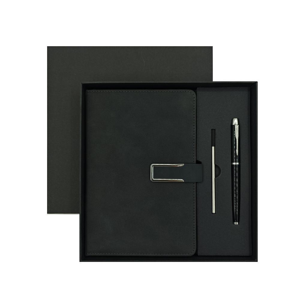 Customizable logo Business Notebook Gift Box Set, Creative Customized Diary, A5 Buckle Notebook Gift Box Set