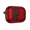 Earbud Protective Case for AirPods Pro 3 Charging Case Portable Shockproof Wireless Earphone Cover Protector Shell Skin with Lock Phone Holder