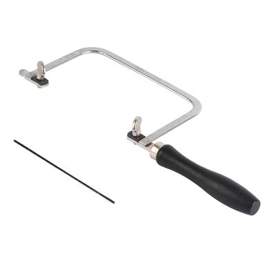 Taşınabilir Testere Yay Mücevher Teli Oymalı Siyah U Şekilli Saplı Alet Mücevher İşleme İçin