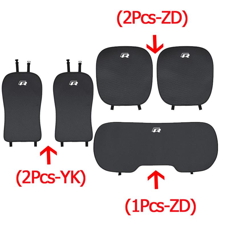 Voor VOLKSWAGEN VW Volkswagen Autostoelhoes IJszijde Kussen Beschermkussentjes Voor VW GTI Polo Golf Passat Tiguan Arteon Touareg CC