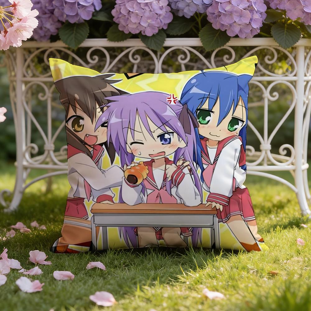 L-Lucky S-Star Cushion Cover Home & Car Dual-Scene Pillow Cover: Reversible for Premium Comfort