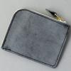 Vincent Crafted FARIA Mini Made In Japan with Japanese Bridle Leather and Compact and Slim for Men and Black Bloom 04 Wallet, L-Shaped Zipper, Women,
