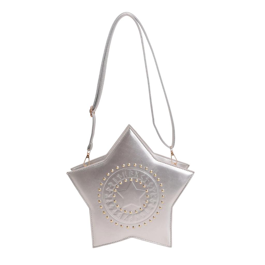 Starry Sky Fashion Backpack With Rivet Decor For Casual Travel And Daily Use
