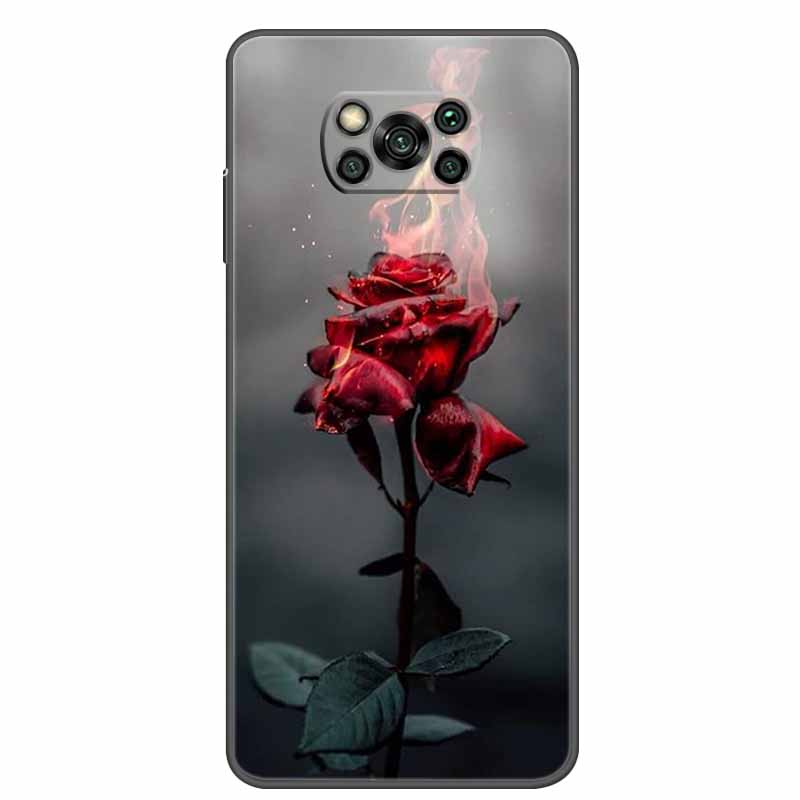 For Xiaomi Poco X3 Pro Case Animal Cat Wolf Soft TPU Phone Cases For Xiaomi Poco X3 NFC Silicone Cover PocoX3 X 3 X3Pro Cartoon