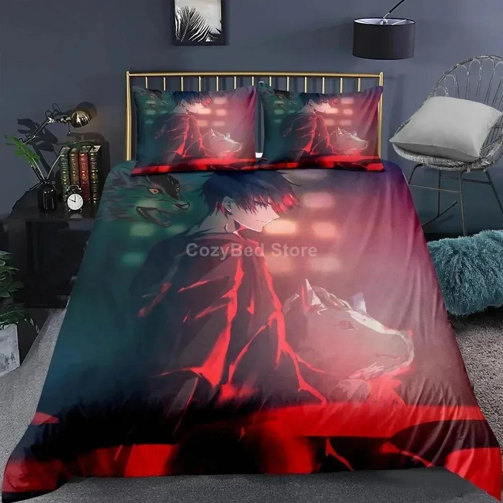 Jujutsu Kaisen Bedding Set Japan Famous Anime Duvet Cover Set Comforter Bed Linen Twin Queen King Single Size Dropshipping Gift