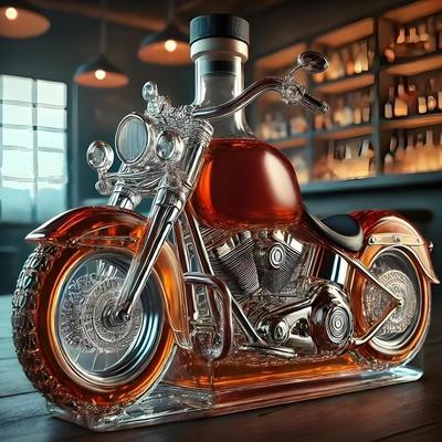Whiskey Decanter Bottle High Borosilicate Glass Motorcycle Shape Vintage Liquor Aerator Home Barware For Scotchs/Wine/Liquor
