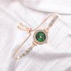 Women's Diamond Watches Bracelet Round Dial Chain Link Bracelet Analog Bangle Wrist Watch Eting and Dating Office