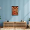 Lord Subramanya Murugan Valli Devasena Religious God Photo Frame with Wall Hook-8x10 inch