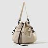 Nylon Small Satchel Multi-Pocket Lightweight Hand Bucket Bag Women's Shoulder Crossbody Bag