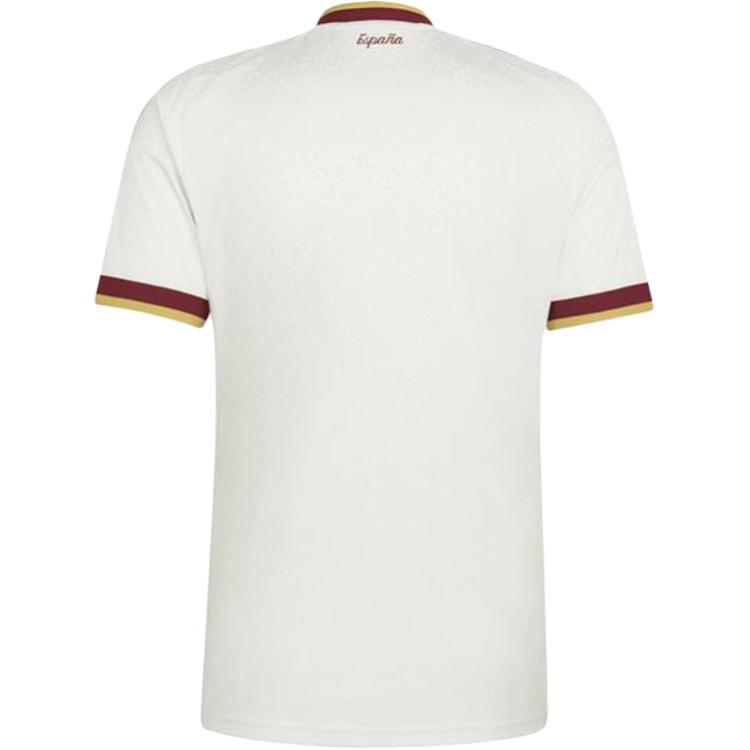 adidas Španělsko 26 Venkovní dres Krémová Pánská trička JN4397