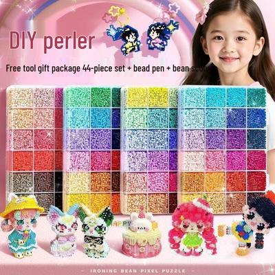 2.6mm Perler Bead 3D Box Set: Complete Handmade DIY Kit