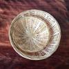 Vegetable Food Storage Basket Desktop Decoration Round Dustpan Decorative Woven Basket Bread Fruit Egg Basket