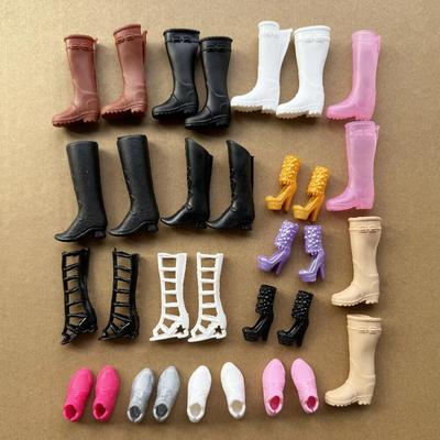 1/6 Puppen High Heels Schuhe Stiefel Air Sportschuhe Für 30cm Puppe Lila Grau Weiß Bonbonfarbe DIY Puppenteile