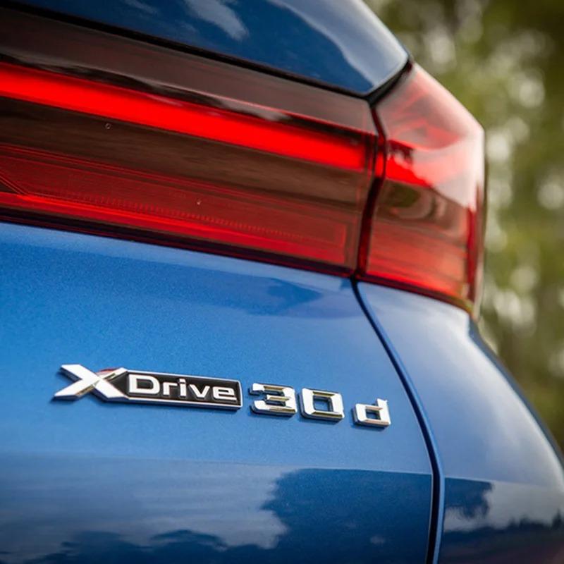 3D XDrive 20d 35i 28d 30d 35d 30i 20i 48d 50d Letter Logo Car Rear Trunk Badge Emblem Decal Sticker For BMW X1 X2 X3 X4 X5 X6 X7