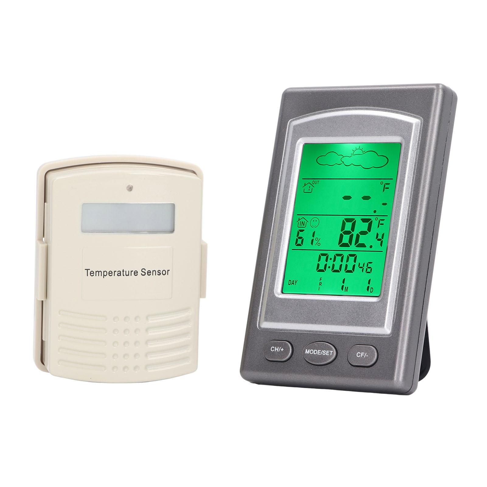 

Беспроводной термометр-гигрометр ЖК-цифровой датчик температуры и влажности на батарейках