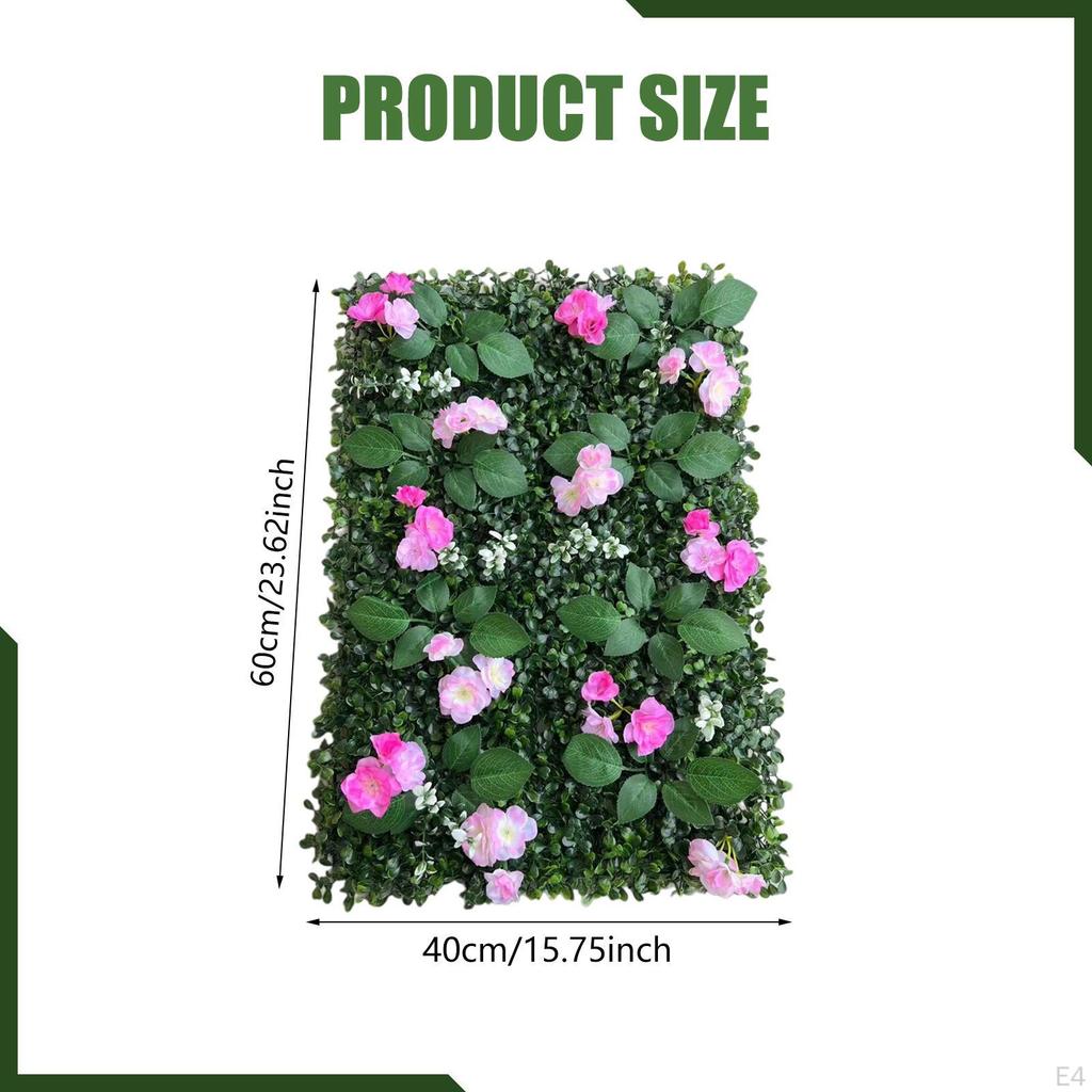 Artificial Grass Wall Panel Plant for Privacy Wedding Deck