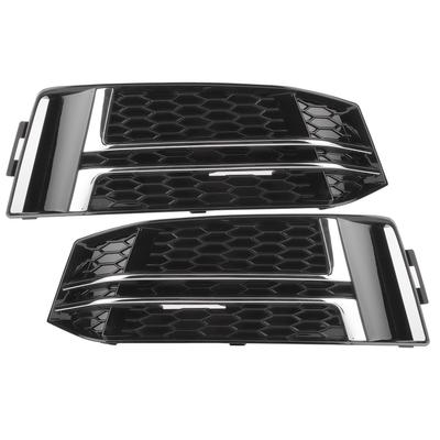 2 stuks Voorbumper Ondergrille Zwart 8W0807681F Vervanging Geschikt voor A4 S4 B9 20162018