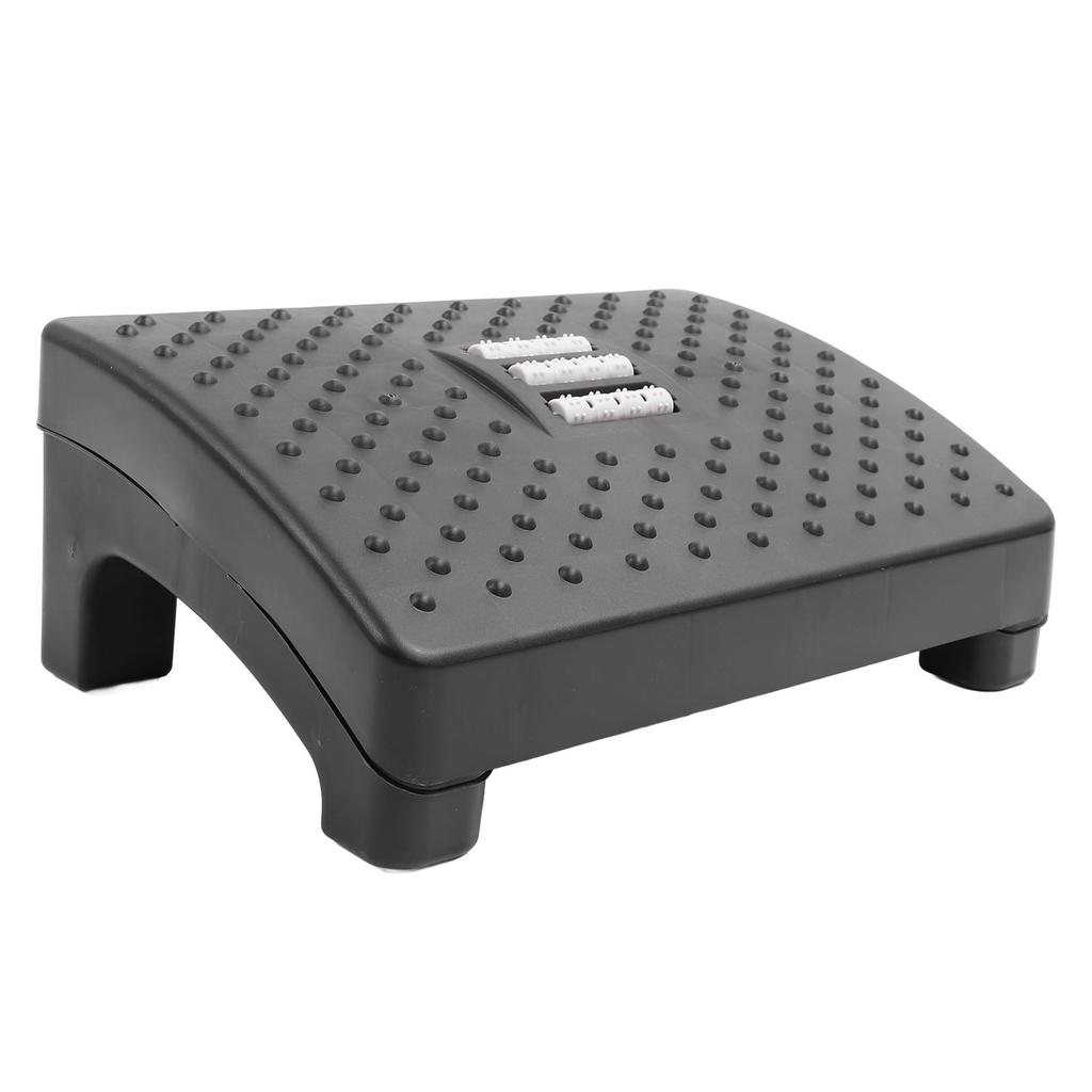 Footrest Stool Comfortable Under Desk Footrest Anti Slip Foot Stool with Massage Roller for Bathroom