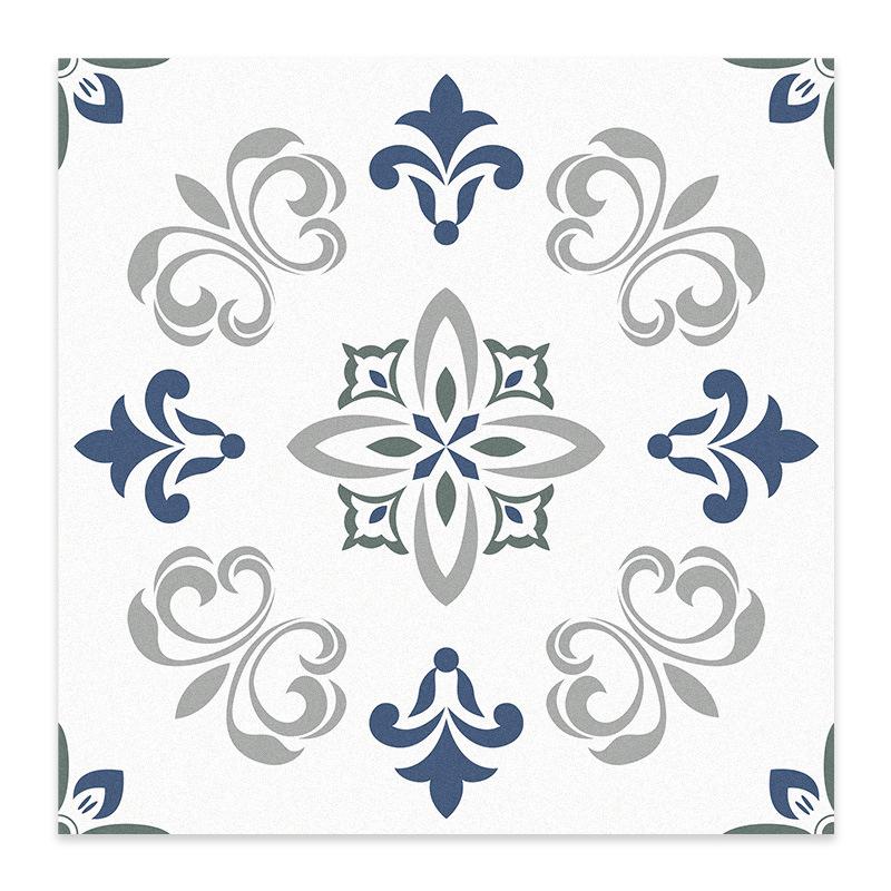 20x20cm 12 Peças Azulejos de Chão Mosaico de PVC Autocolantes Impermeáveis Antiderrapantes para Banheiro Cozinha DIY Reforma de Piso Casa