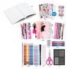 Kit de scrapbooking - maped creativ - barbie - 55 accessoires - a partir de 7 ans - multicolore