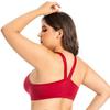 European and American Seamless Back Bra Full Cup Without Steel Ring Push Up Bra for Large Breasts with Front Buckle