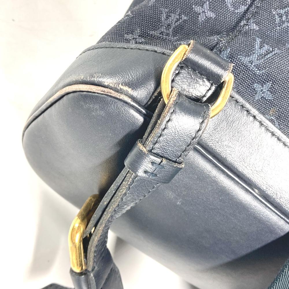 Louis Vuitton M92455 Monogram Mini Denim MontsourisGM Backpack Navy