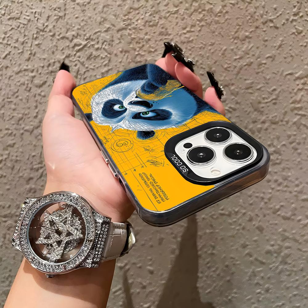 

Kung Fu P-PandaES Phone Case Matte Colored Silver For Iphone 17 Air 16 15 14 Pro 13 12 Plus 11 7 8 Max Luxury Cover iPhone 13 Pro Max