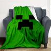 Creeper Minimalism Flannel Blanket Throw Blanket Soft Warm Sofa Bed Camping Home Decor Unique Christmas Gift C922384