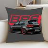Tire & Car Theme Square Pillow Cover, 45X45Cm, Home Dorm Office Outdoor Cushion Cover