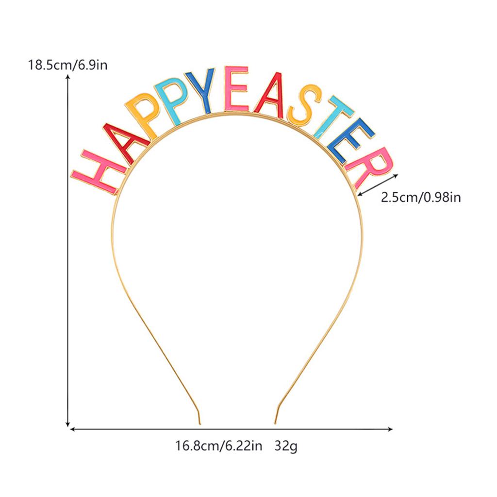 Happy Easter Party Headband Carnivals Party Crownpieces Headdress for Adult Teens Festival Celebration Party Props