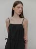 ETMON Slip Logo String Dress, Black