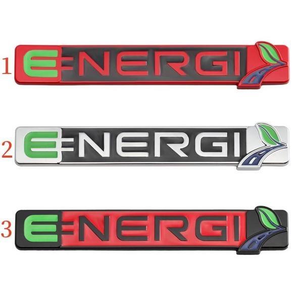 Energi Logo Car Sticker Emblem Badge Decals for Ford Kuga Focus Fusion Transit Fiesta Ecosport 2009-2015 Mondeo Focus2 Explorer Capri