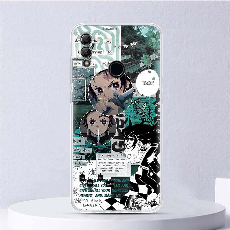 Demon Slayer Anime Kimetsu No Yaiba Soft Case For Huawei P Smart Z Y5 Y6 Y7 Y9S 2019 Phone Cover Honor 10 Lite 9 9X 8X 8A Pro 8S