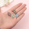 4/8/13pcs Alloy Enamel Virgin Mary Pendant Chain Virgin Mary Pendant Cross Connection Bracelet Pendant, Used for DIY Necklace Jewelry Making