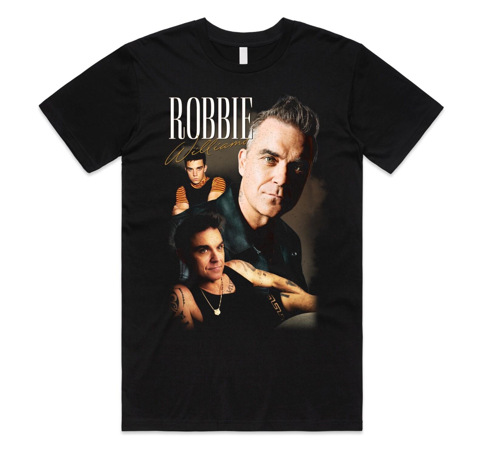 Robbie Homage T-shirt Top Retro Vintage UK EU Tour 2026 Merch Loving Angels XXL