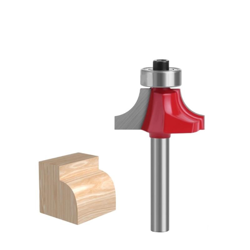 1/4inch Shank Bearing Corner Round Router Bit Trimming Cutter Trimming Machine Milling Cutter Woodworking Accessories