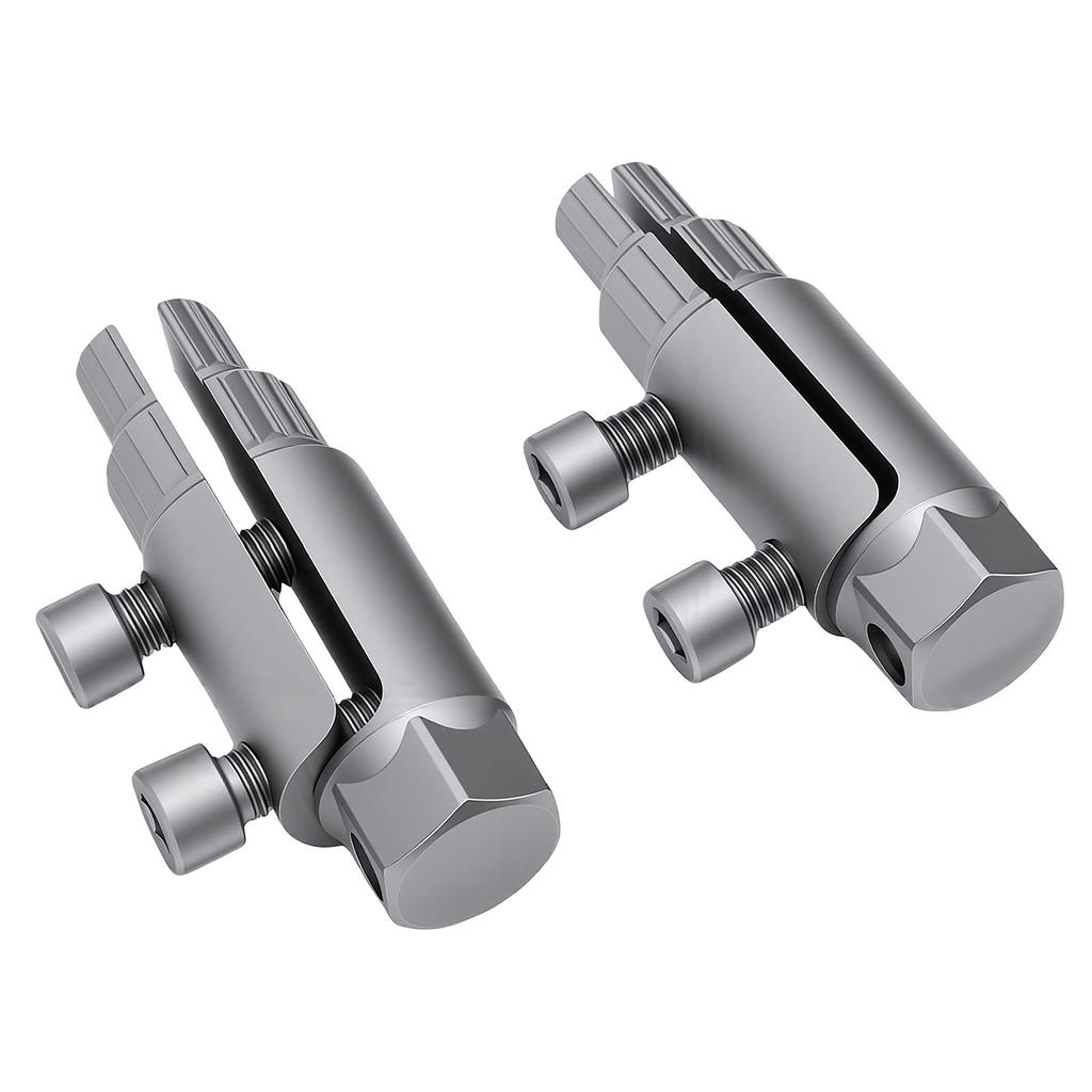 2 Pcs Broken Pipe Thread Extractor High Strength Alloy Steel Broken Faucet Removal Tool for 1 2in 3 4in 1in Pipes