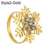 Supplies Party Supplies Christmas Ornament Table Decoration Napkin Buckle Napkin Rings Towel Holder